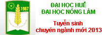 Tuyển sinh chuyên ngành mới 2013